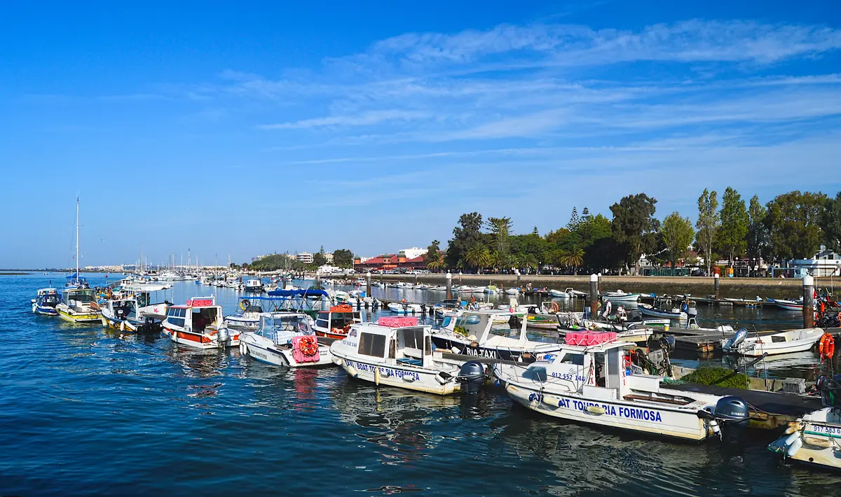 Barcos na Marina de Olhão